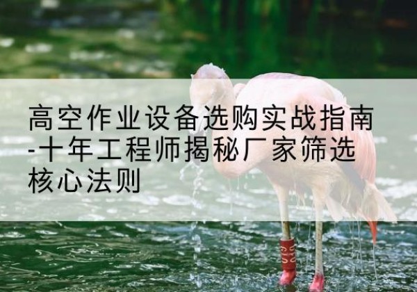 浮山剪叉式升降机厂家-高空作业设备选购实战指南-十年工程师揭秘厂家筛选核心法则